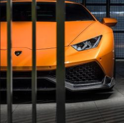 1016 Industries Carbon Fiber Front Aero Lip for Lamborghini Huracan LP610-4 2014-2019