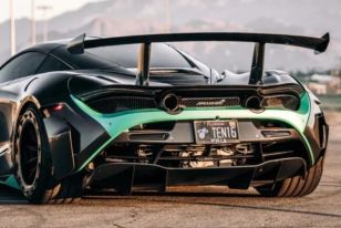 1016 Industries Forged Carbon Fiber Fixed Rear Wing for McLaren 720S 2018-2023