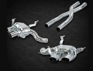 Capristo Valved Exhaust System w/X-Pipe Midpipe for Ferrari Purosangue V12 2023+