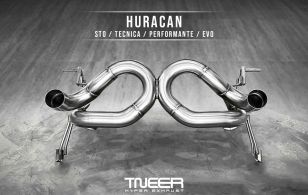 TNEER Non-Valved Squadra Corse X-Pipe Exhaust System for Lamborghini Huracan Performante / EVO / STO / Tecnica 2017+