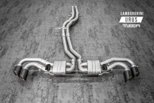 TNEER Valvetronic Exhaust System w/Quad Dry Carbon Fiber Tips for Lamborghini Urus 2018-2022