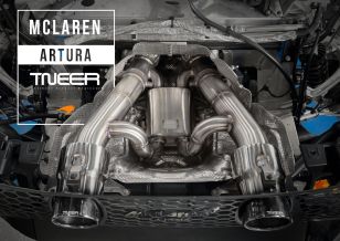 TNEER Valvetronic Exhaust System w/ 200cell Quantum Ceramic Coated Sport Pipes for McLaren Artura 2023+
