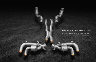 TNEER Valvetronic Exhaust System for Ferrari Roma 2021+